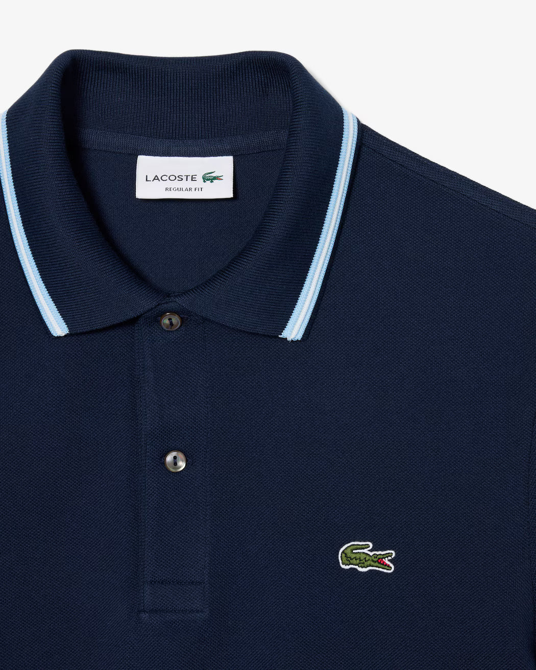 Polo L.12.12 regular fit liserés