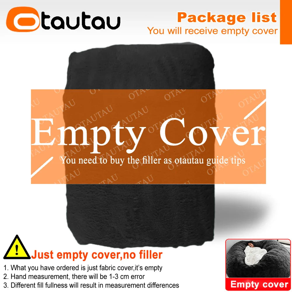 Pouf Géant Fourrure Doux