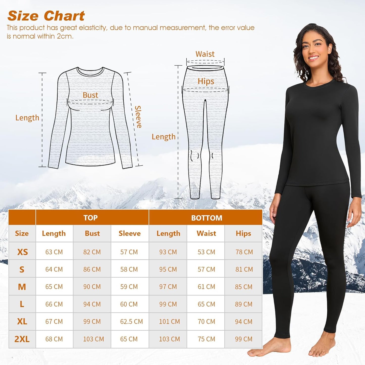 Sous-vêtement Thermique Chaud Confortable