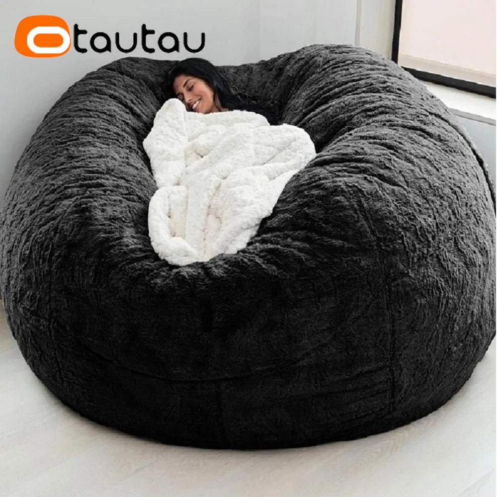 Pouf Géant Fourrure Doux