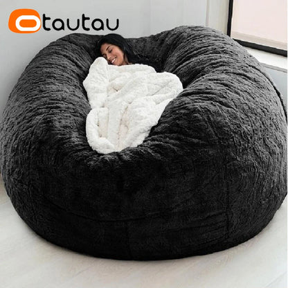 Pouf Géant Fourrure Doux