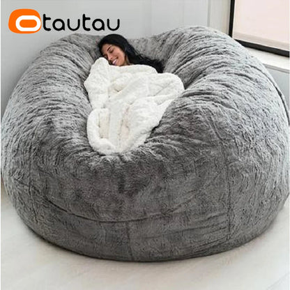 Pouf Géant Fourrure Doux