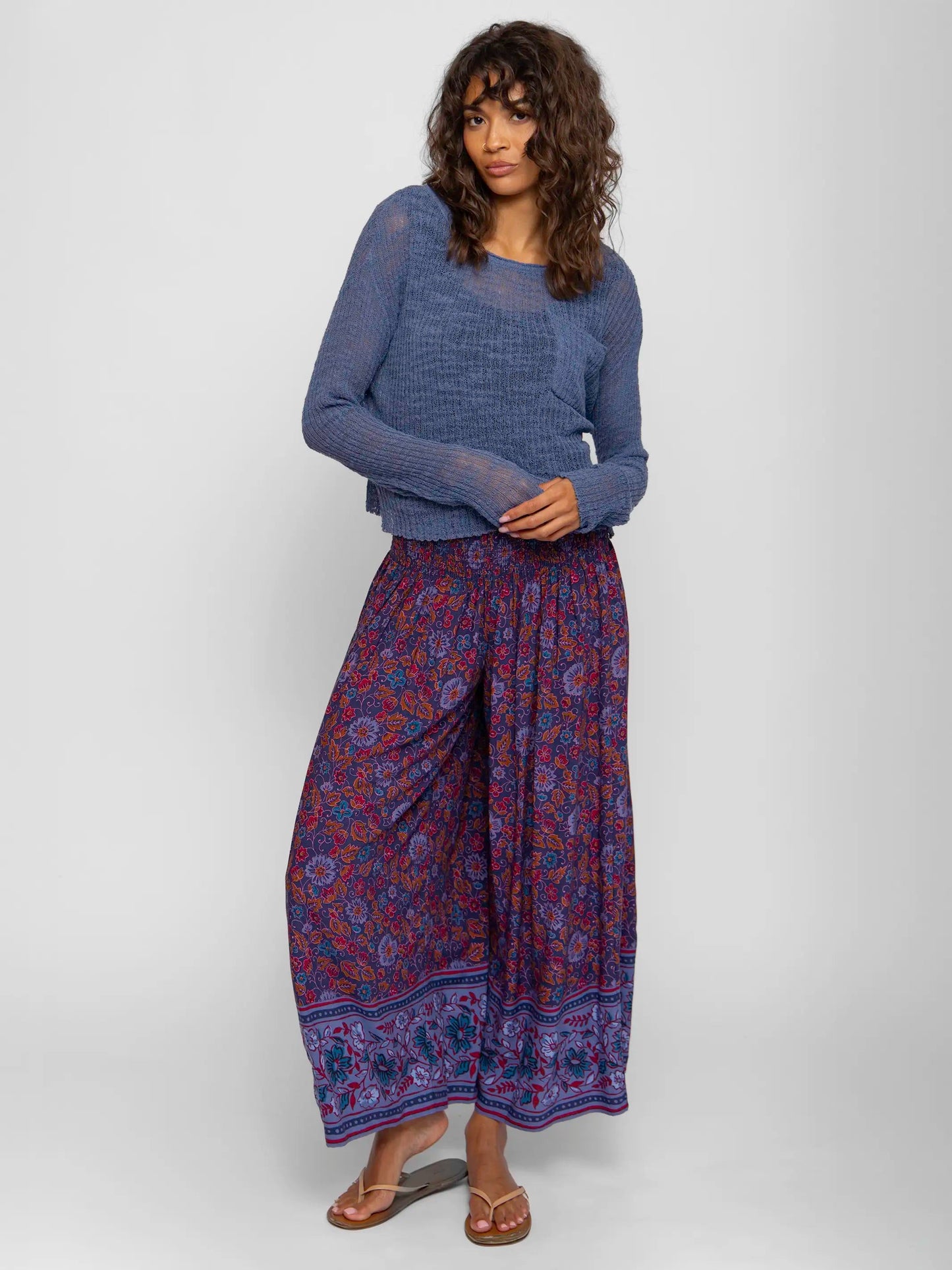 Pull Superposé Patti Bleu Doux