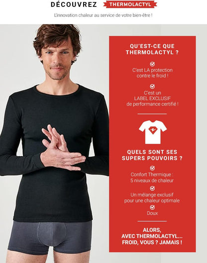 T-shirt Thermique Thermolactyl Molleton Confort Intense