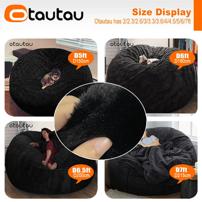 Pouf Géant Fourrure Doux