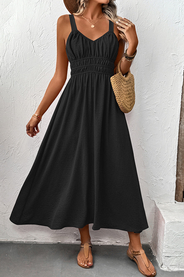 Robe Décontractée Col V Confort