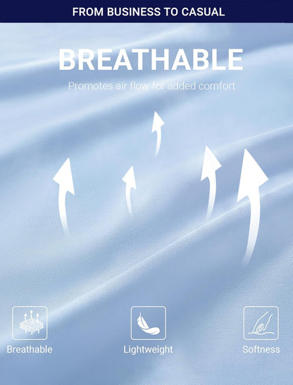 Chemise Confort Élégante Extensible Sans Plis
