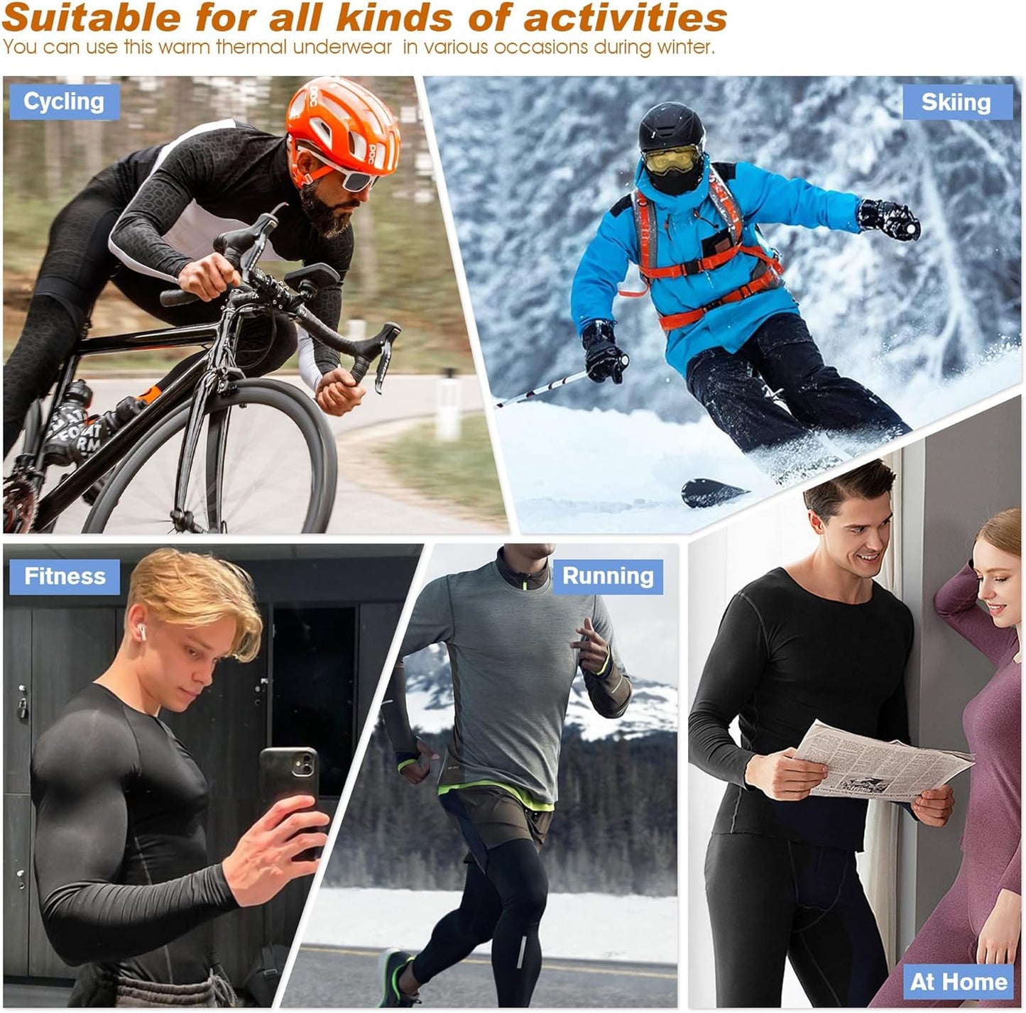 Confort Thermique Homme Ski Base