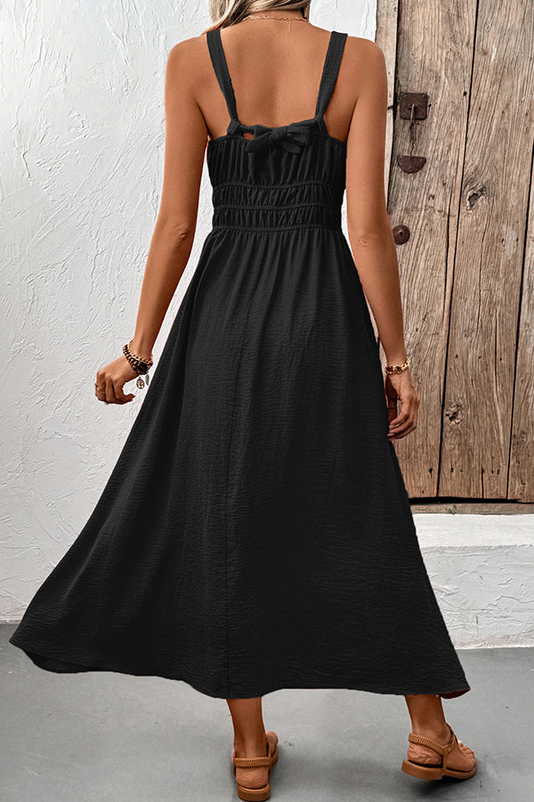 Robe Décontractée Col V Confort