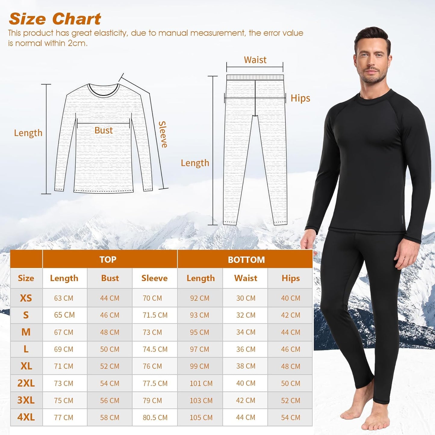 Confort Thermique Homme Ski Base